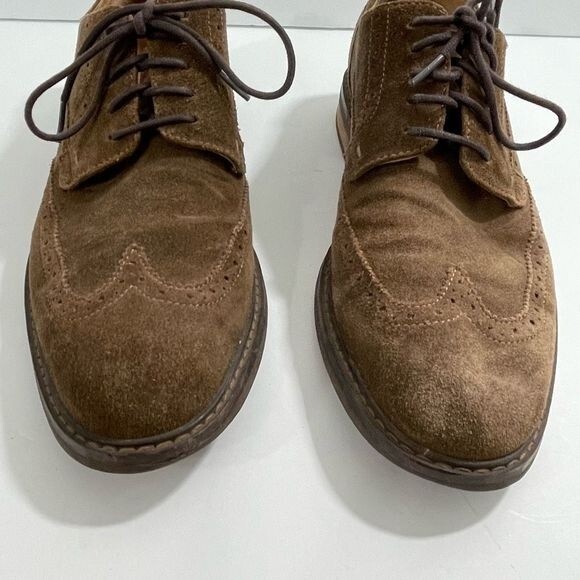 Vionic Men\'s‎ Leather Suede Bruno Oxford Shoes Brown Size 9.5 main image 7